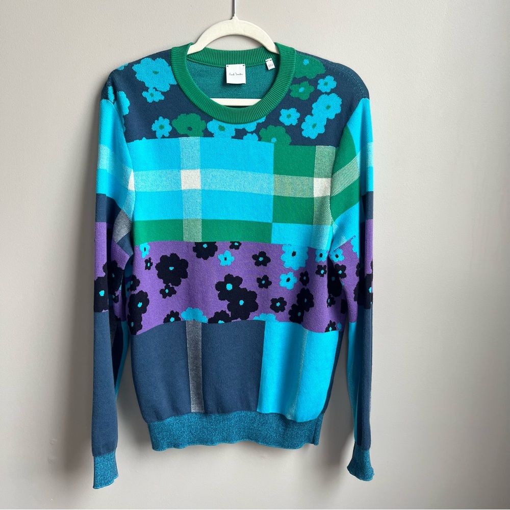 Paul Smith Multicolor Floral Crewneck Sweater